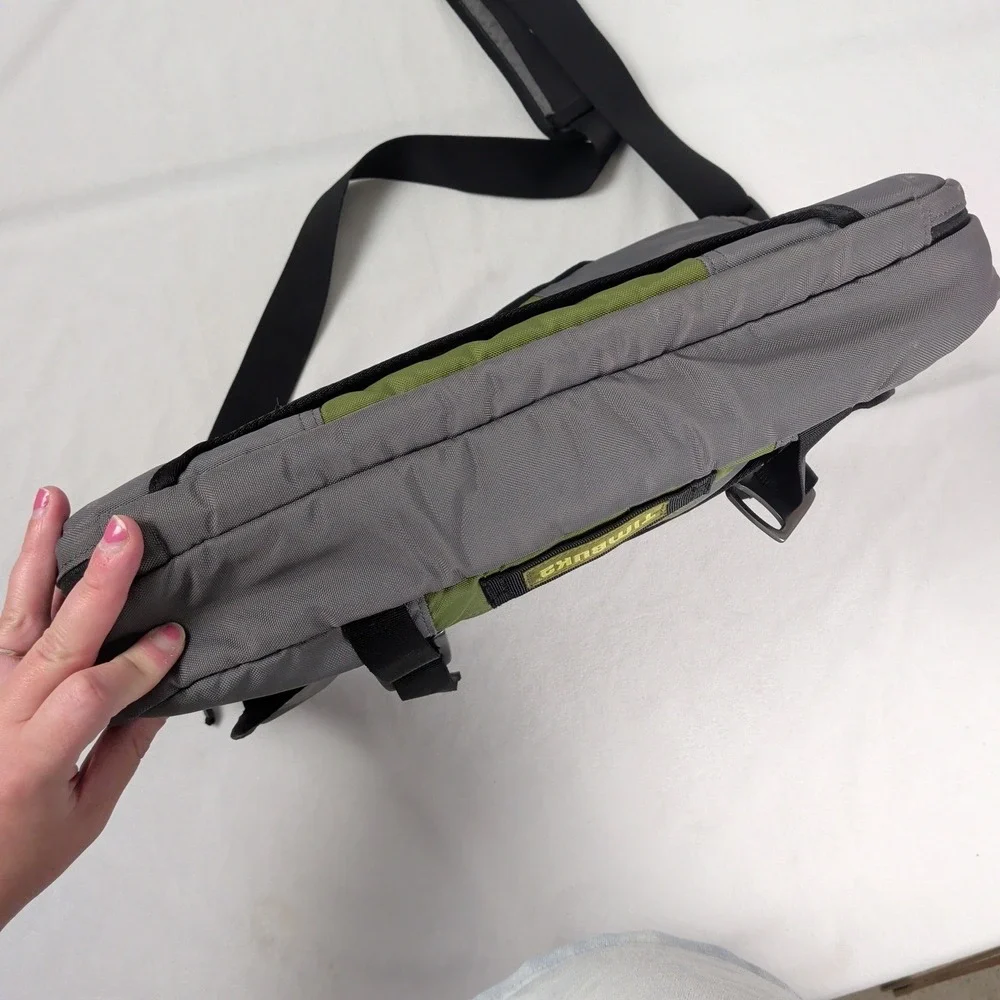 Utility Commuter Messenger Bag Laptop Grey Olive Green Red Quilted Bag Medium